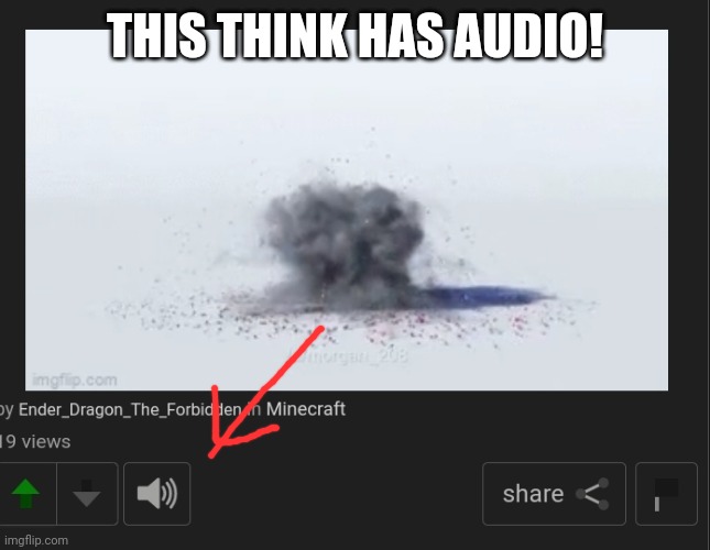 THIS THINK HAS AUDIO! | made w/ Imgflip meme maker