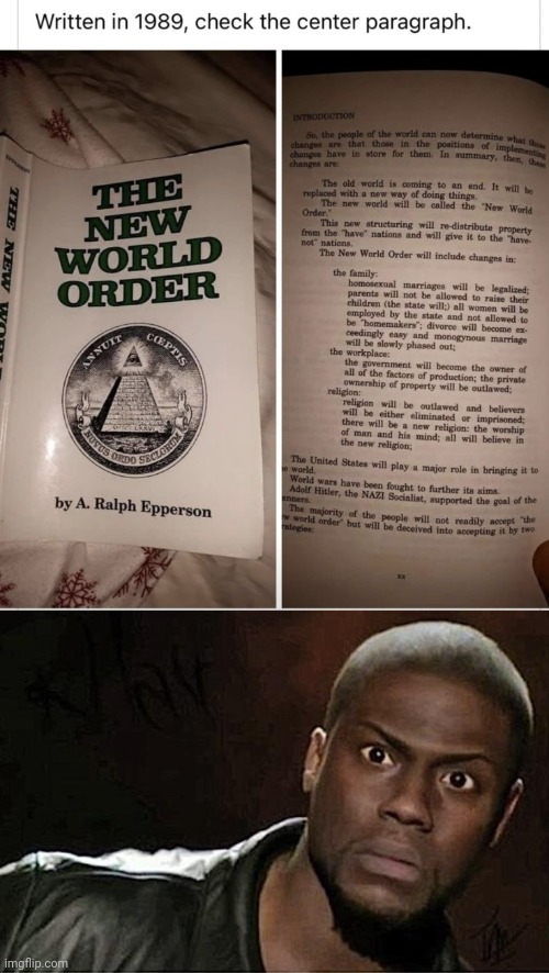 They literally told us what they were gonna do. | image tagged in kevin hart,communism,marxism,1984,new world order | made w/ Imgflip meme maker