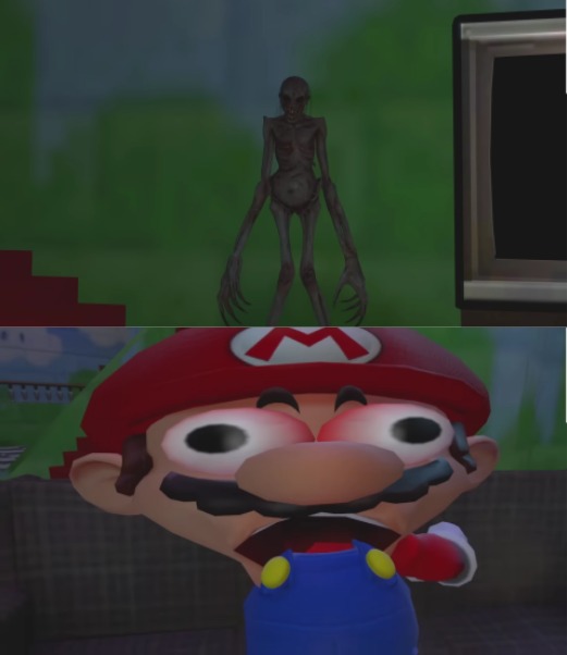 High Quality Mario screaming Blank Meme Template