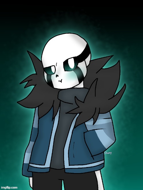 Drew GZtale Sans | image tagged in trying not to simp and failing | made w/ Imgflip meme maker