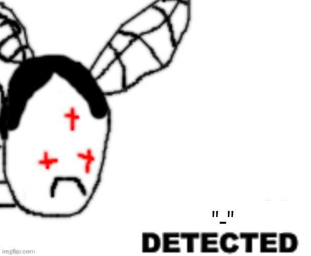 BLANK DETECTED | "-" | image tagged in blank detected | made w/ Imgflip meme maker