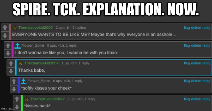 SPIRE. TCK. EXPLANATION. NOW. | made w/ Imgflip meme maker