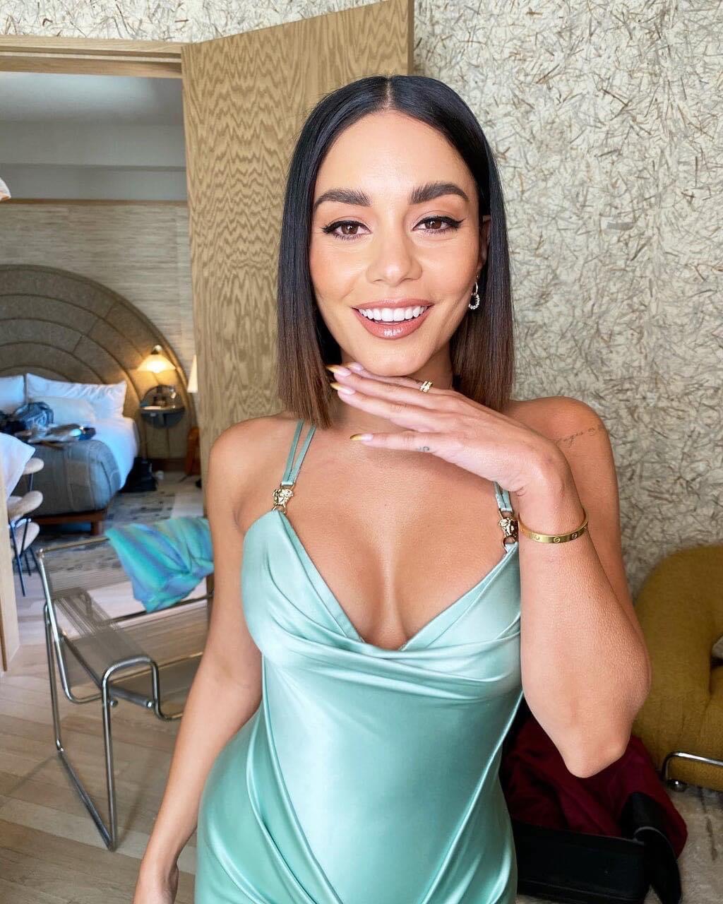 Vanessa Hudgens selfie Blank Meme Template