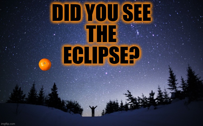 Lunar eclipse | DID YOU SEE
THE
ECLIPSE? | image tagged in blood moon | made w/ Imgflip meme maker