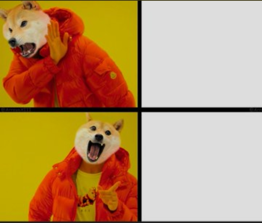 High Quality Doge template Blank Meme Template