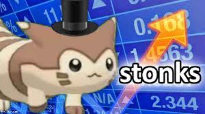 Furret stonks | image tagged in furret stonks | made w/ Imgflip meme maker