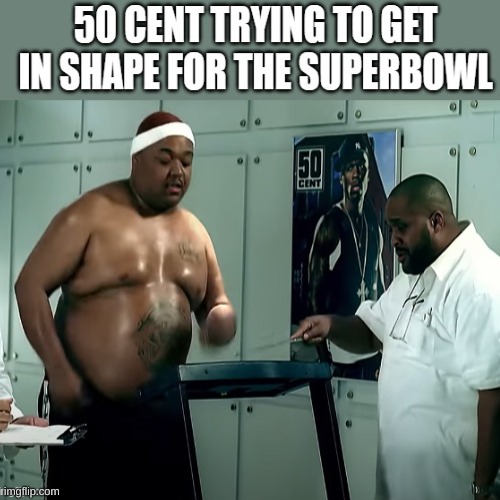 Haha | image tagged in 50 cent,superbowl,half time,connor macgregor,giggity | made w/ Imgflip meme maker