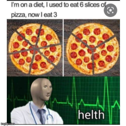 I made this meme on a old account so I had to screenshot it. | image tagged in memes,helth,meme man not helth | made w/ Imgflip meme maker