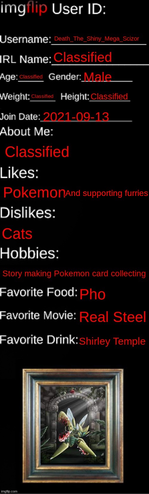 My User card because yes | And supporting furries | image tagged in imgflip id card | made w/ Imgflip meme maker