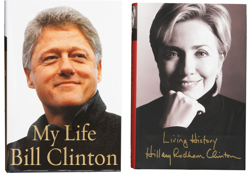 Bill Clinton My Life vs. Hillary Clinton Living History Blank Meme Template