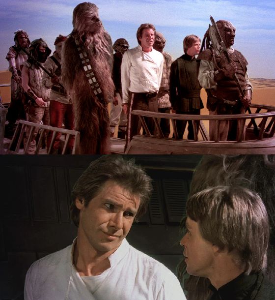 Han Luke Sarlaac Blank Meme Template