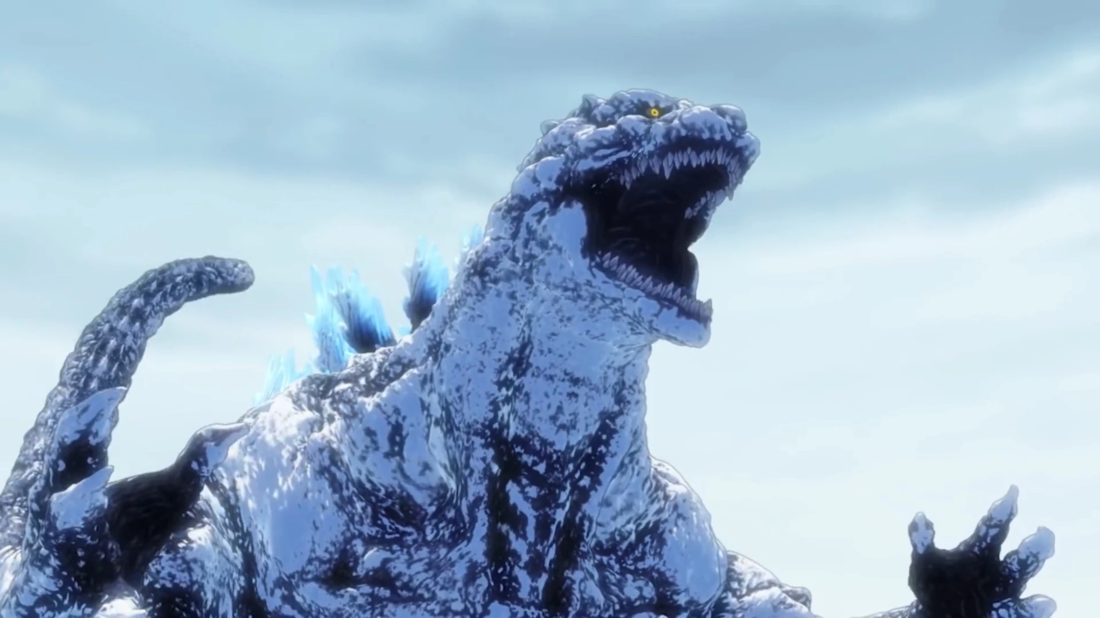 Snow Godzilla Blank Meme Template