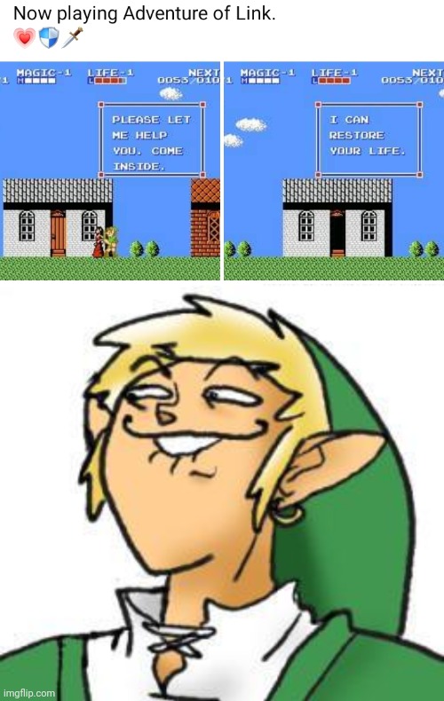 GETTING SOME "HEARTS" | image tagged in lol of zelda,memes,legend of zelda,link,the legend of zelda,video games | made w/ Imgflip meme maker