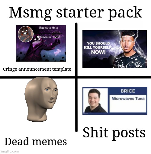 Blank Starter Pack Meme - Imgflip