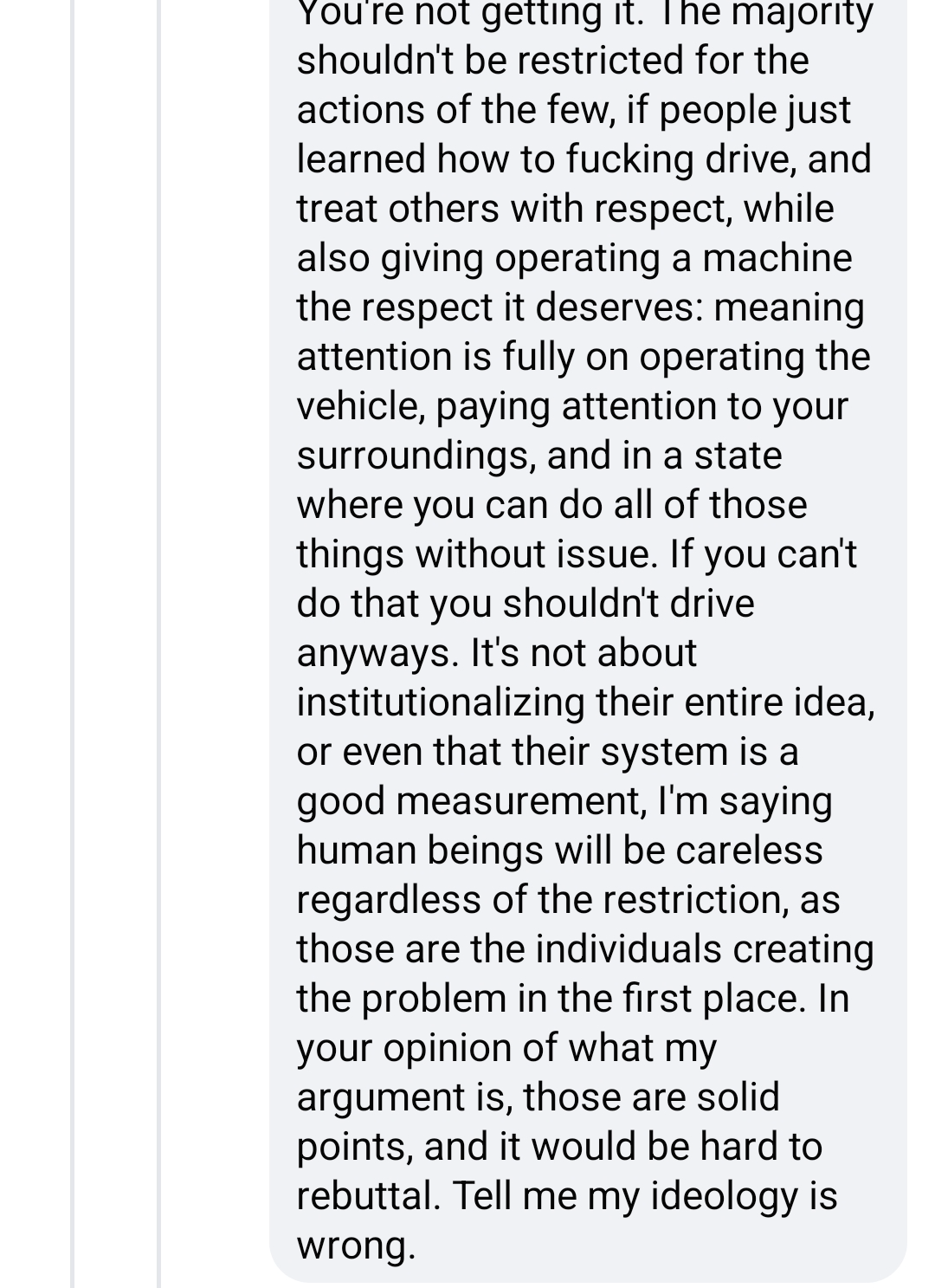 You're not getting it. Blank Meme Template