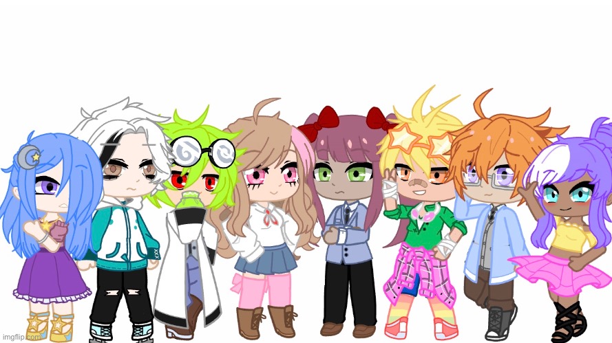 My danganronpa OC’S because yes | made w/ Imgflip meme maker