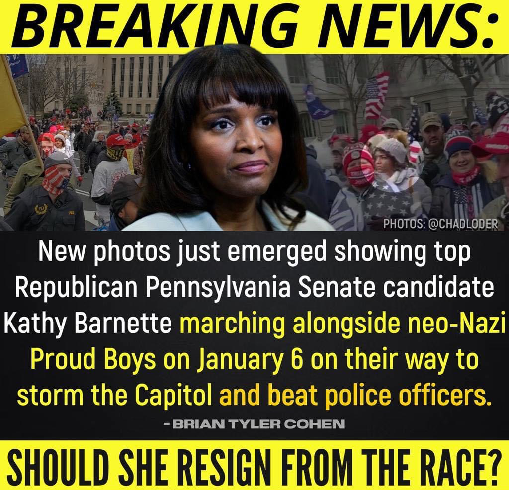 Kathy Barnette Senate race Blank Meme Template