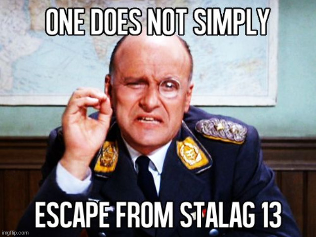 does anybody remember this show? | image tagged in hogan's heroes,one does not simply | made w/ Imgflip meme maker