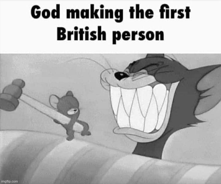 image tagged in god making the first british person | made w/ Imgflip meme maker