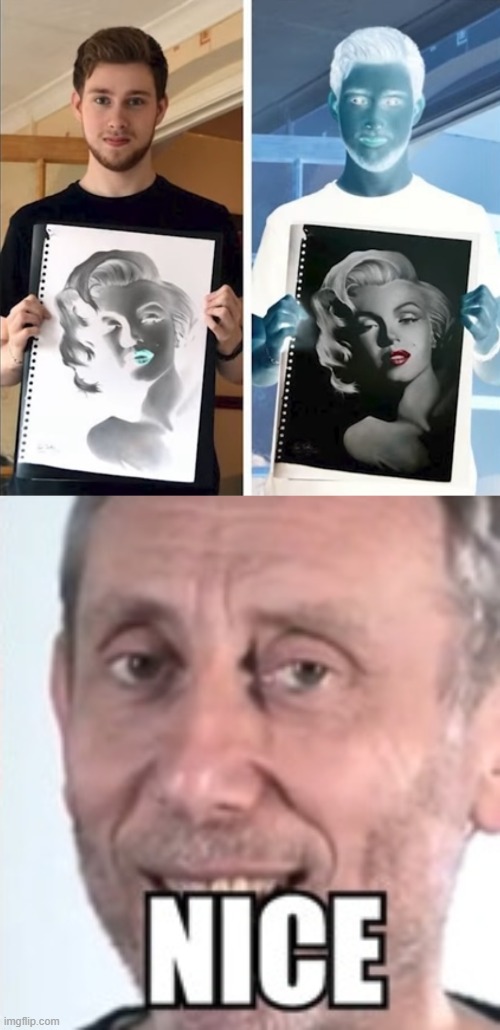 image tagged in double nice micheal rosen | made w/ Imgflip meme maker
