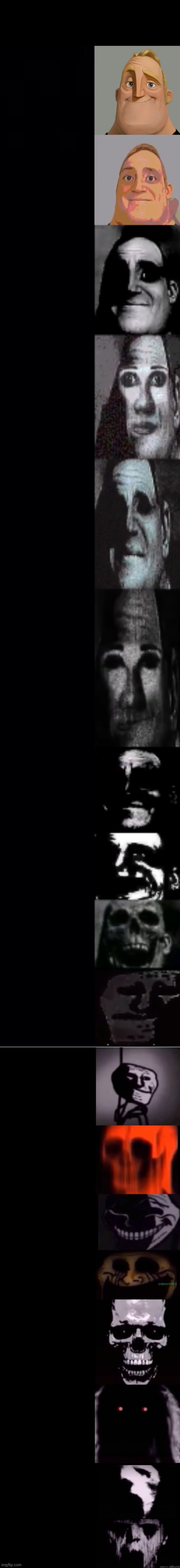 mr incredible uncannt 1st extended flipped | made w/ Imgflip meme maker