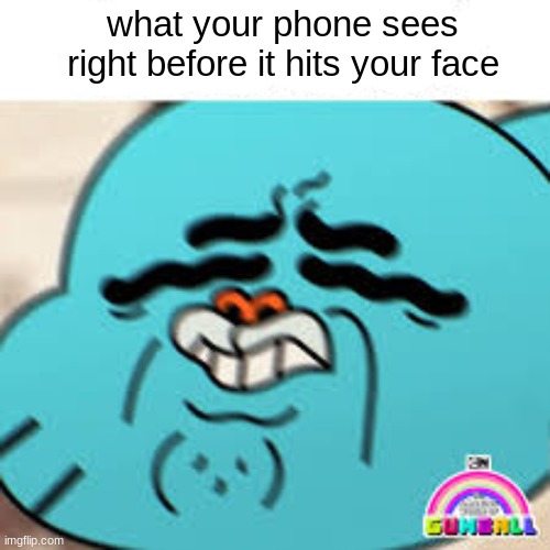 hehe | what your phone sees right before it hits your face | image tagged in memes,tawog | made w/ Imgflip meme maker