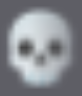 shady skull emoji Blank Meme Template