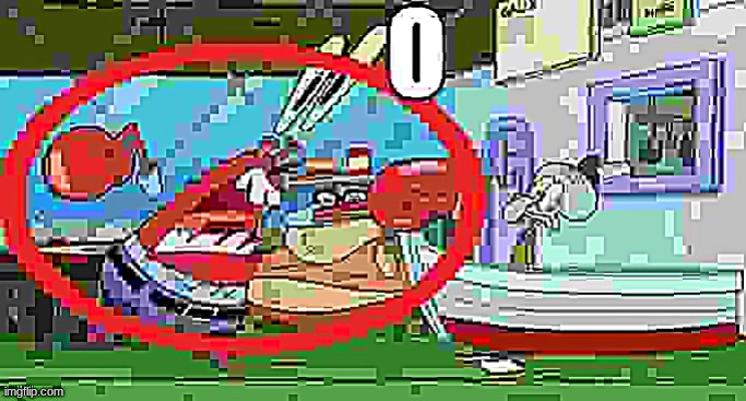 Mr Krabs O Blank Meme Template