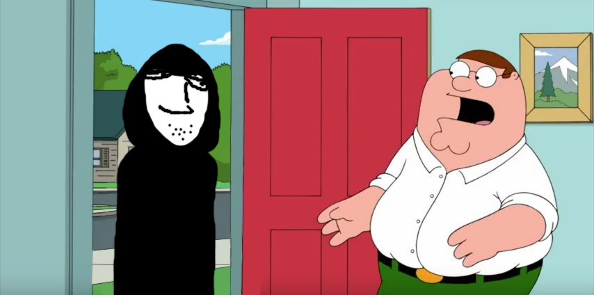 High Quality The Intruder in Family Guy Blank Meme Template