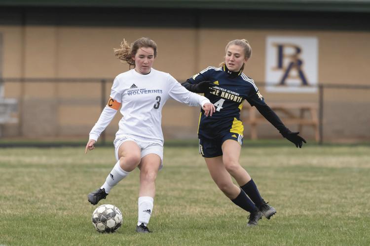 Girls Playing Soccer Blank Meme Template