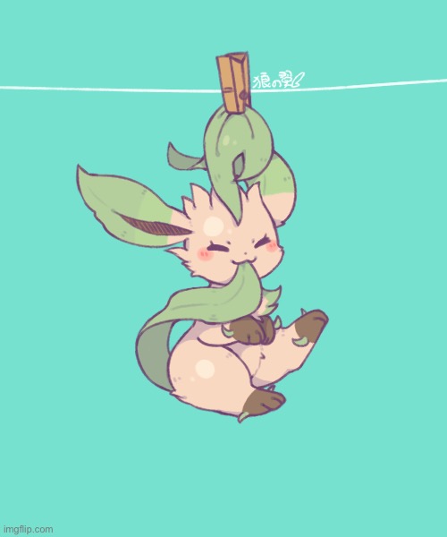 Cute :0 (gimme the next eeveelution) | image tagged in leafeon,pokemon | made w/ Imgflip meme maker