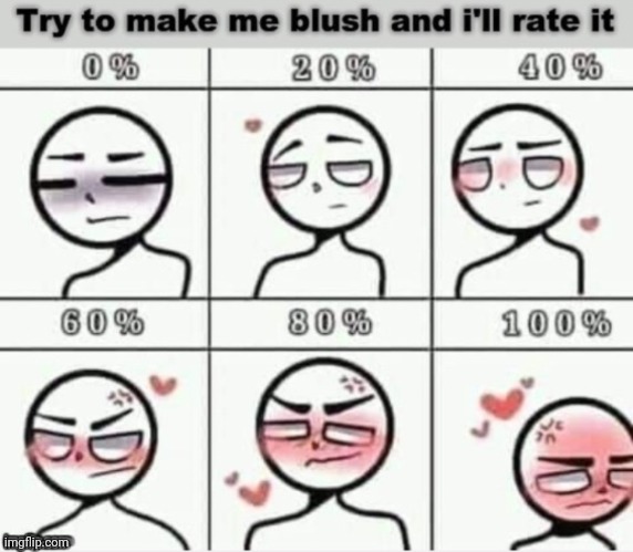 Since some PPL r doing it, why not? | image tagged in try to make me blush | made w/ Imgflip meme maker