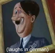 laughs in german Blank Meme Template