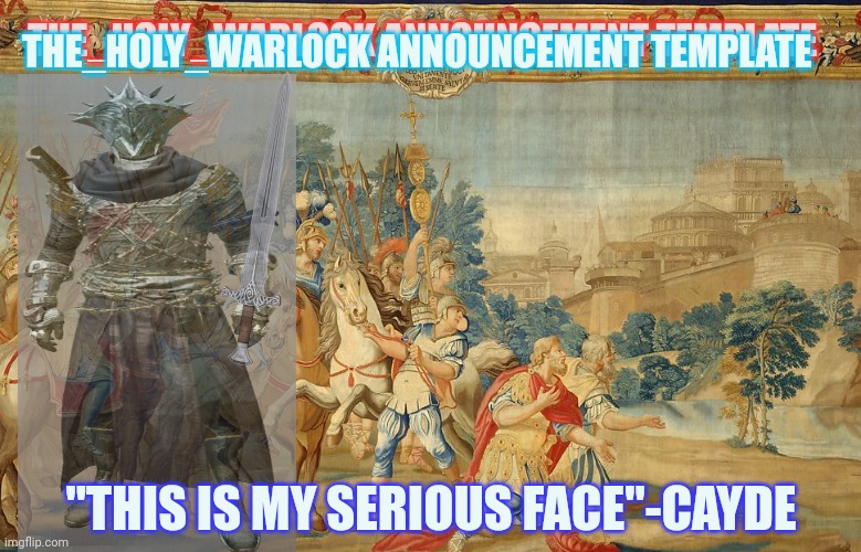 The holy warlock Blank Meme Template