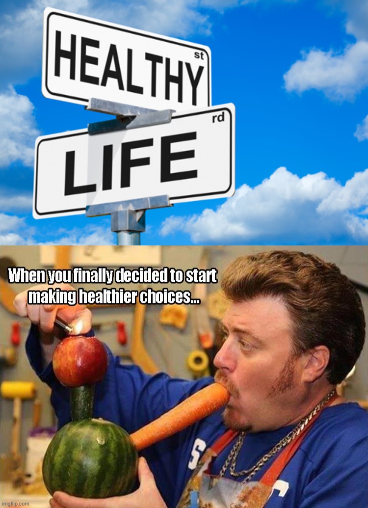 image tagged in healthy life | made w/ Imgflip meme maker