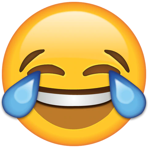 High Quality laughing emoji Blank Meme Template