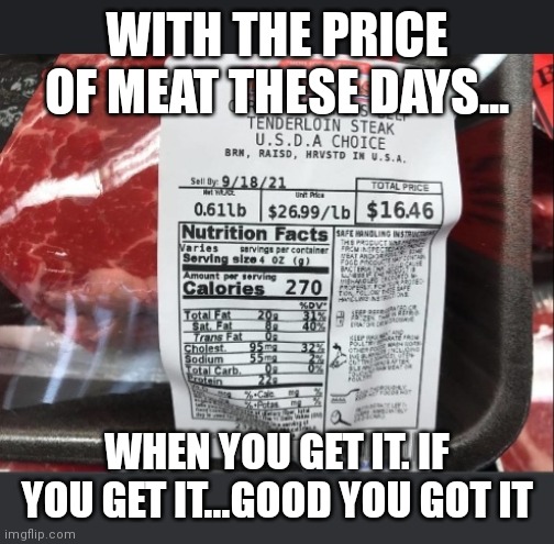 Mrs. Lovett's Meat Market | WITH THE PRICE OF MEAT THESE DAYS... WHEN YOU GET IT. IF YOU GET IT...GOOD YOU GOT IT | image tagged in sweeney todd,meat,high prices,butcher | made w/ Imgflip meme maker