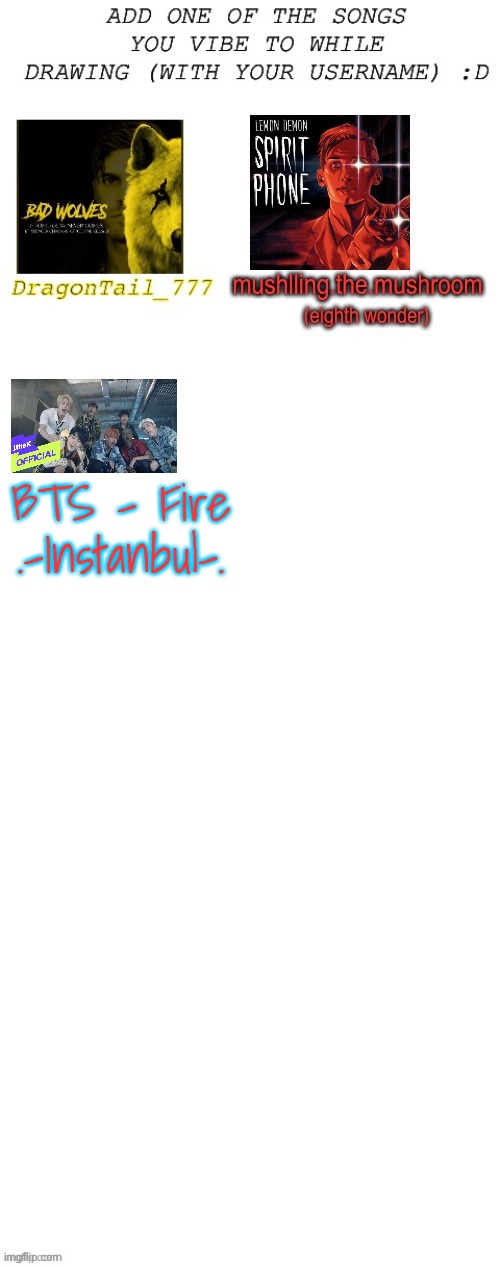 Yes | BTS - Fire
.-Instanbul-. | made w/ Imgflip meme maker
