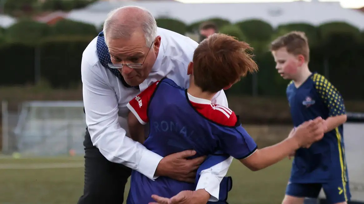 High Quality Old Man tackles Kid Blank Meme Template