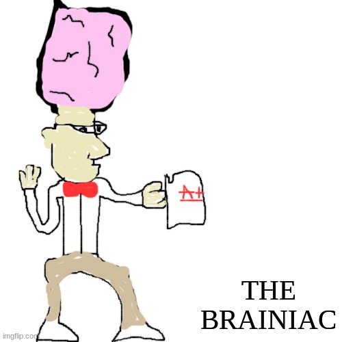 High Quality The Brainiac Blank Meme Template