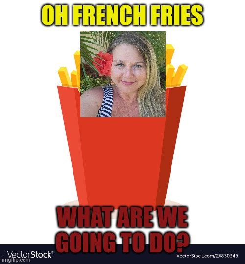 French fries | OH FRENCH FRIES; WHAT ARE WE GOING TO DO? | image tagged in fries | made w/ Imgflip meme maker
