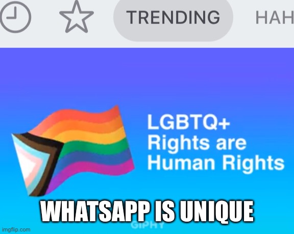 That sh*t was right there….. | WHATSAPP IS UNIQUE | made w/ Imgflip meme maker