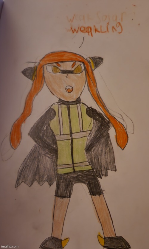 I drew Aqua | made w/ Imgflip meme maker