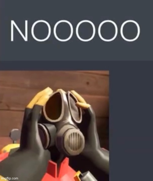 why is he saying no | image tagged in pyro nooooo | made w/ Imgflip meme maker