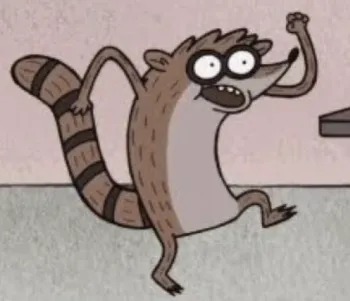 Rigby Blank Meme Template