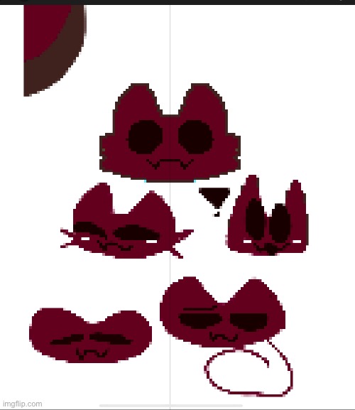 i’m making sprites of cloudcat if he was a girl | made w/ Imgflip meme maker