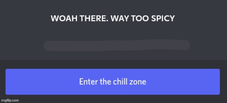 Woah there. Way too spicy | image tagged in woah there way too spicy | made w/ Imgflip meme maker