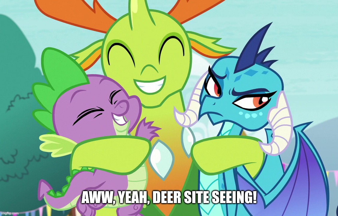 AWW, YEAH, DEER SITE SEEING! | made w/ Imgflip meme maker