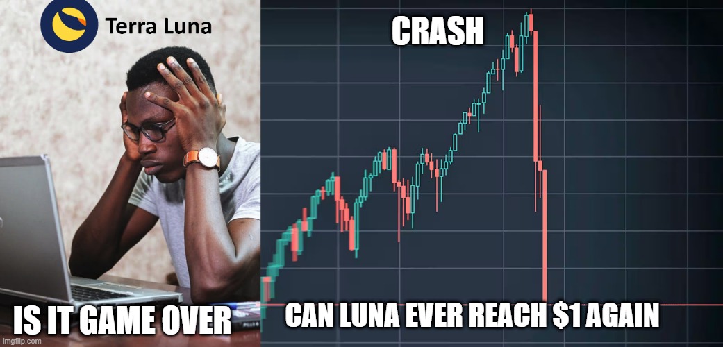 CRASH; IS IT GAME OVER; CAN LUNA EVER REACH $1 AGAIN | made w/ Imgflip meme maker