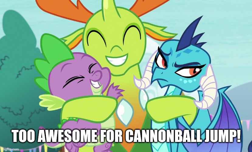 TOO AWESOME FOR CANNONBALL JUMP! | made w/ Imgflip meme maker